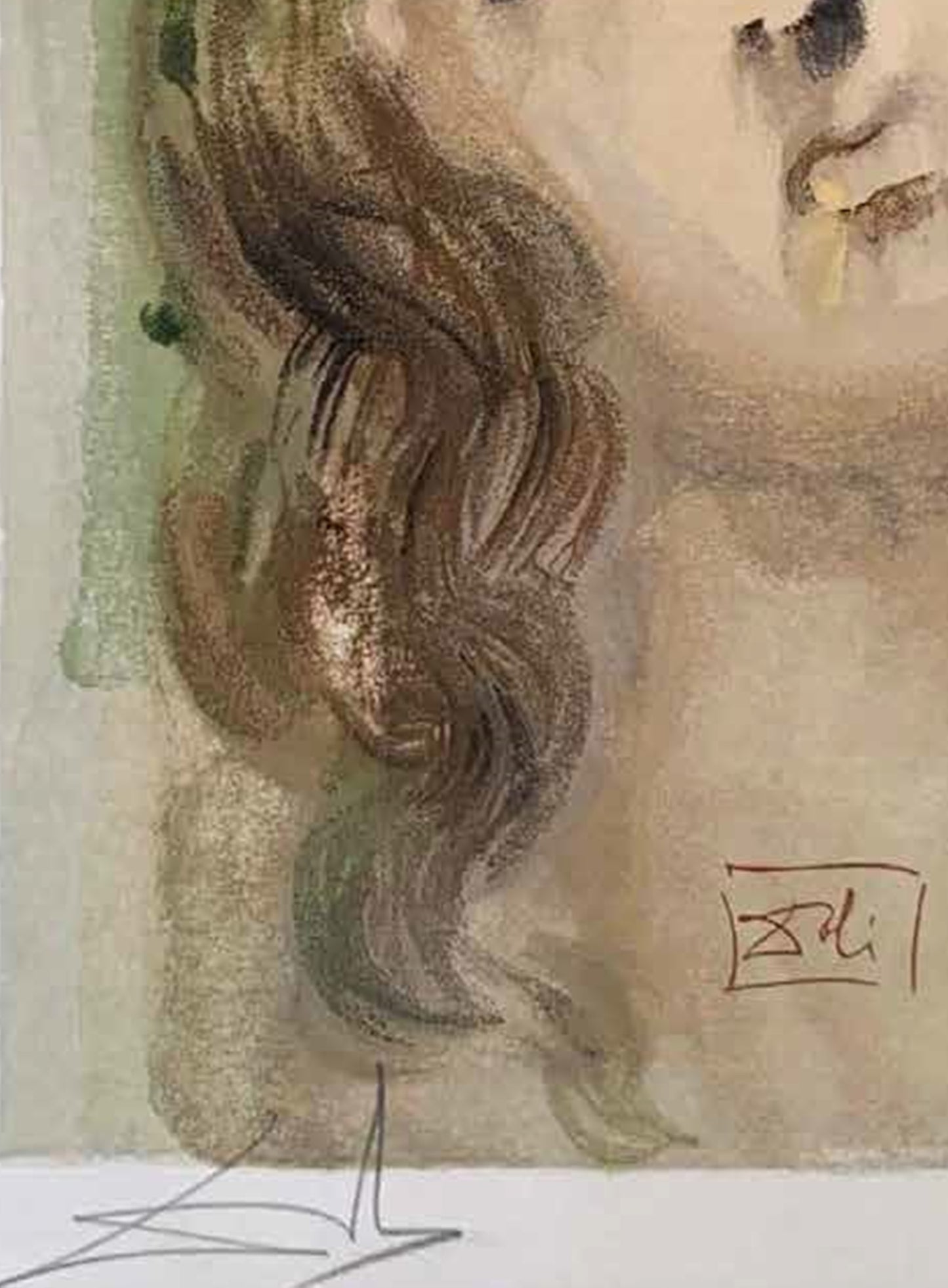 Our Lady of Annunciation - Salvador Dali Divine Comedy (Limited Edition 55/100, Signed)