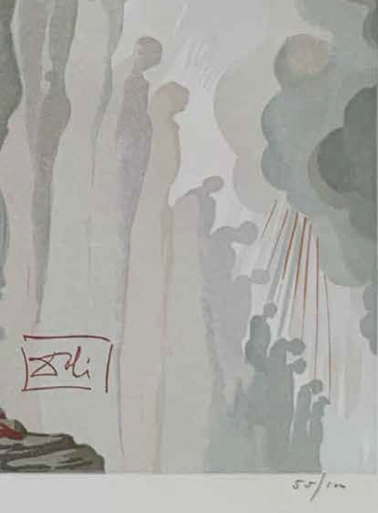 The Second Cornice - Salvador Dali Divine Comedy (Limited Edition 55/100, Signed)