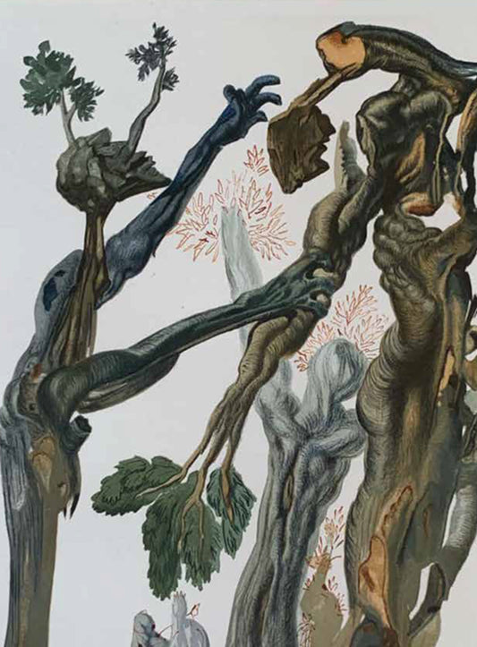 The Wood and the Suicide – Salvador Dalí Divine Comedy (Limited Edition 55/100, Signed)