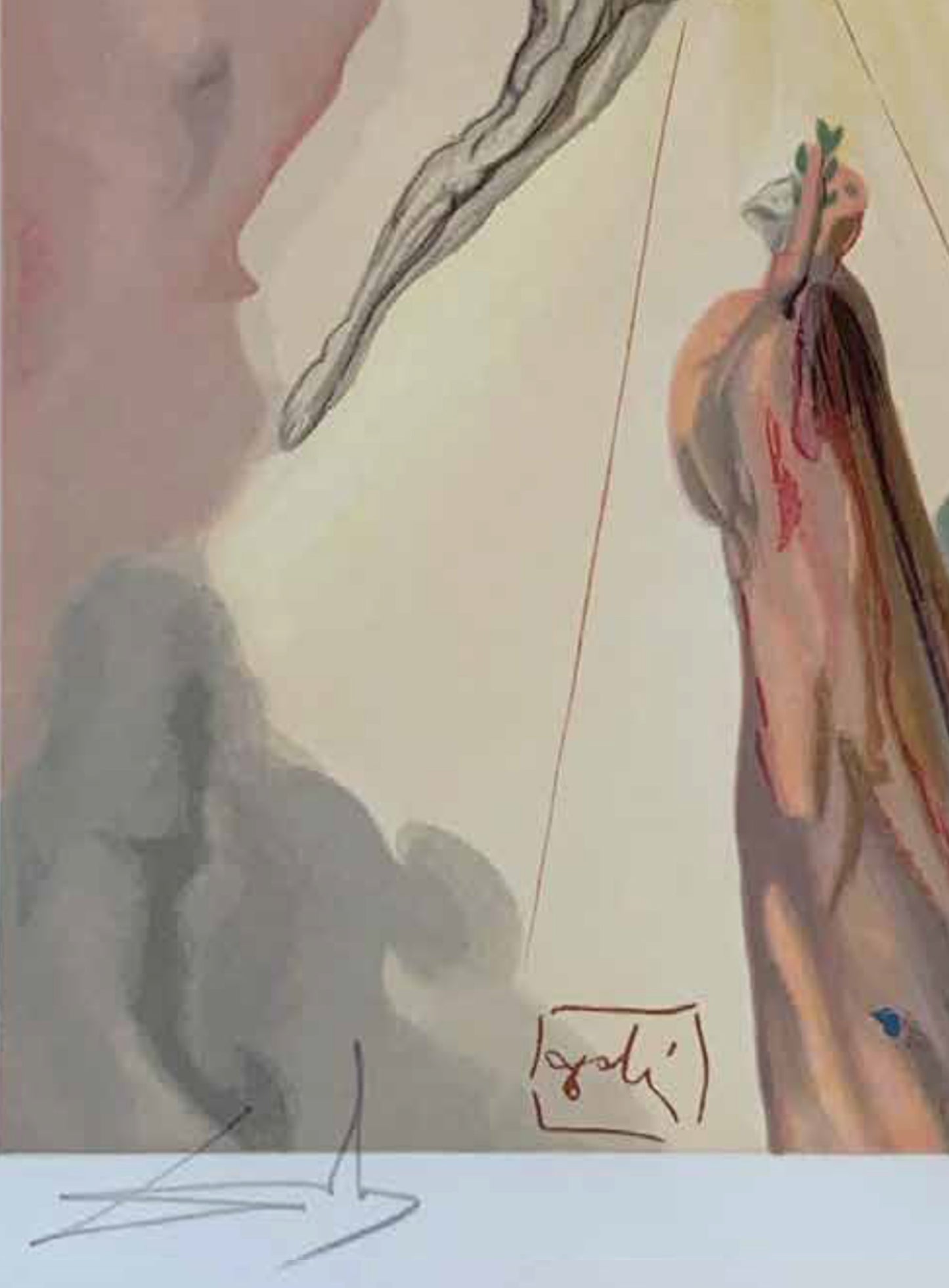 The Cross of Mars – Salvador Dalí Divine Comedy (Limited Edition 55/100, Signed)