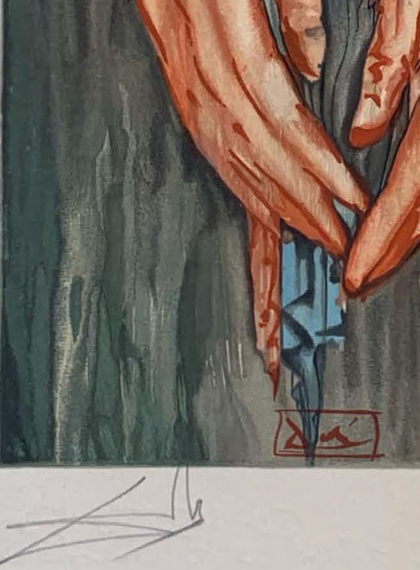 In the Hands of Antaeus – Salvador Dalí Divine Comedy (Limited Edition 55/100, Signed)