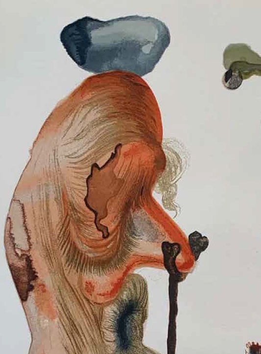 The Flatterer – Salvador Dalí Divine Comedy (Limited Edition 55/100, Signed)