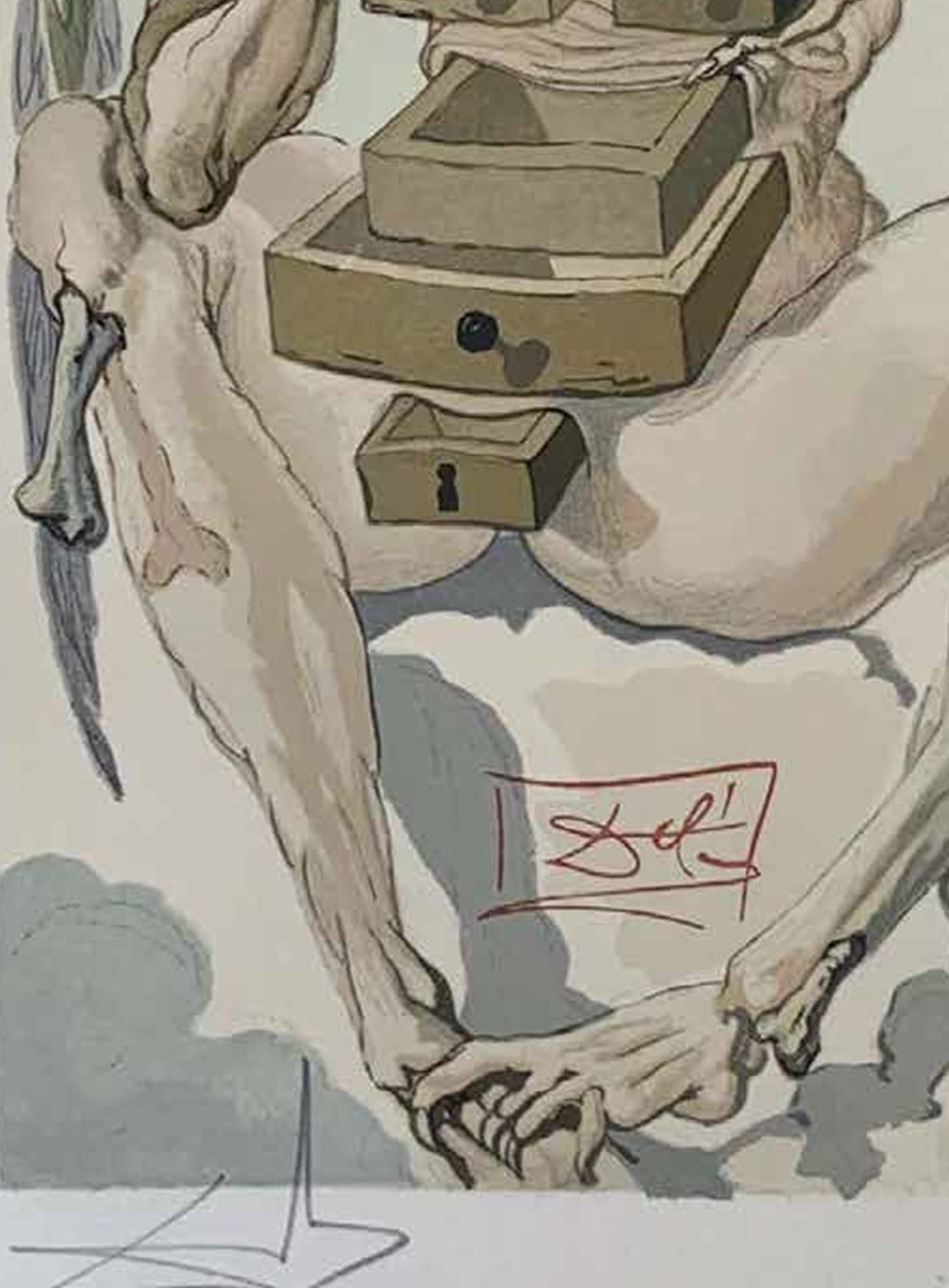 The Reign of Penitents – Salvador Dalí Divine Comedy (Limited Edition 55/100, Signed)