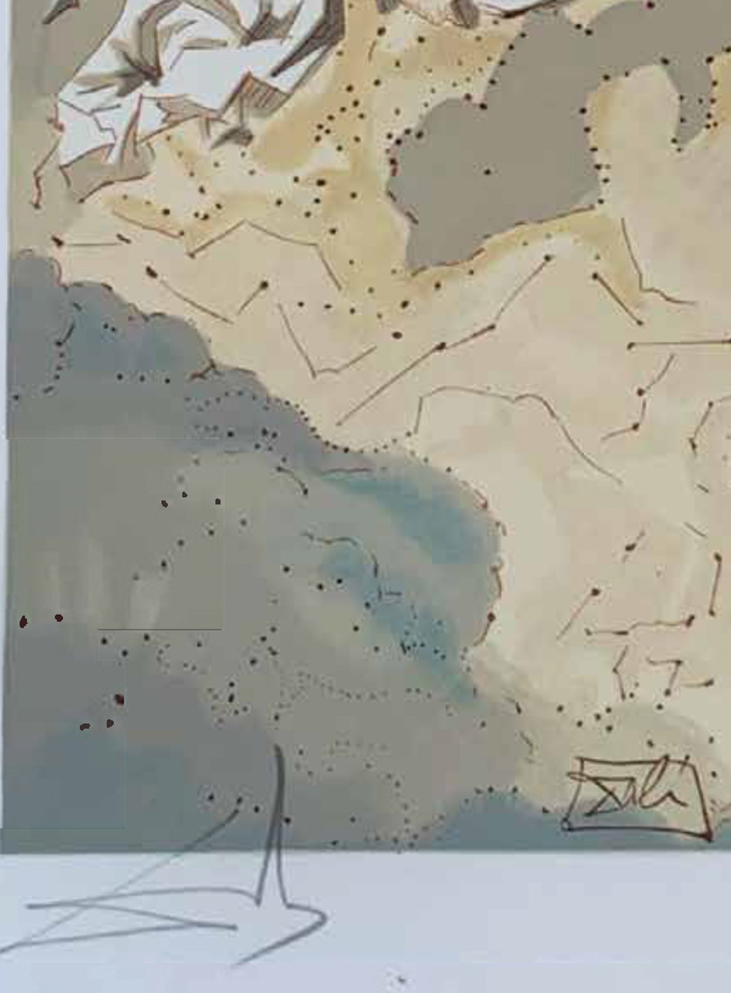 The Constellation of Blessed Spirits – Salvador Dalí Divine Comedy (Limited Edition 55/100, Signed)