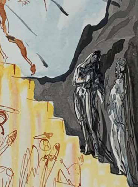 The Celestial Staircase – Salvador Dalí Divine Comedy (Limited Edition 55/100, Signed)