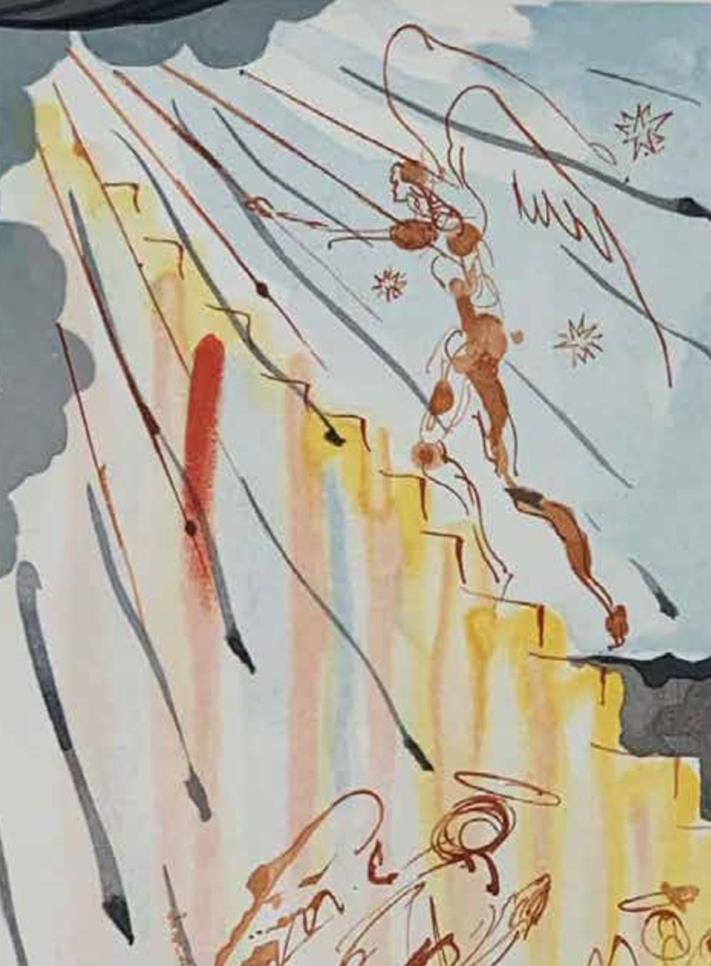 The Celestial Staircase – Salvador Dalí Divine Comedy (Limited Edition 55/100, Signed)