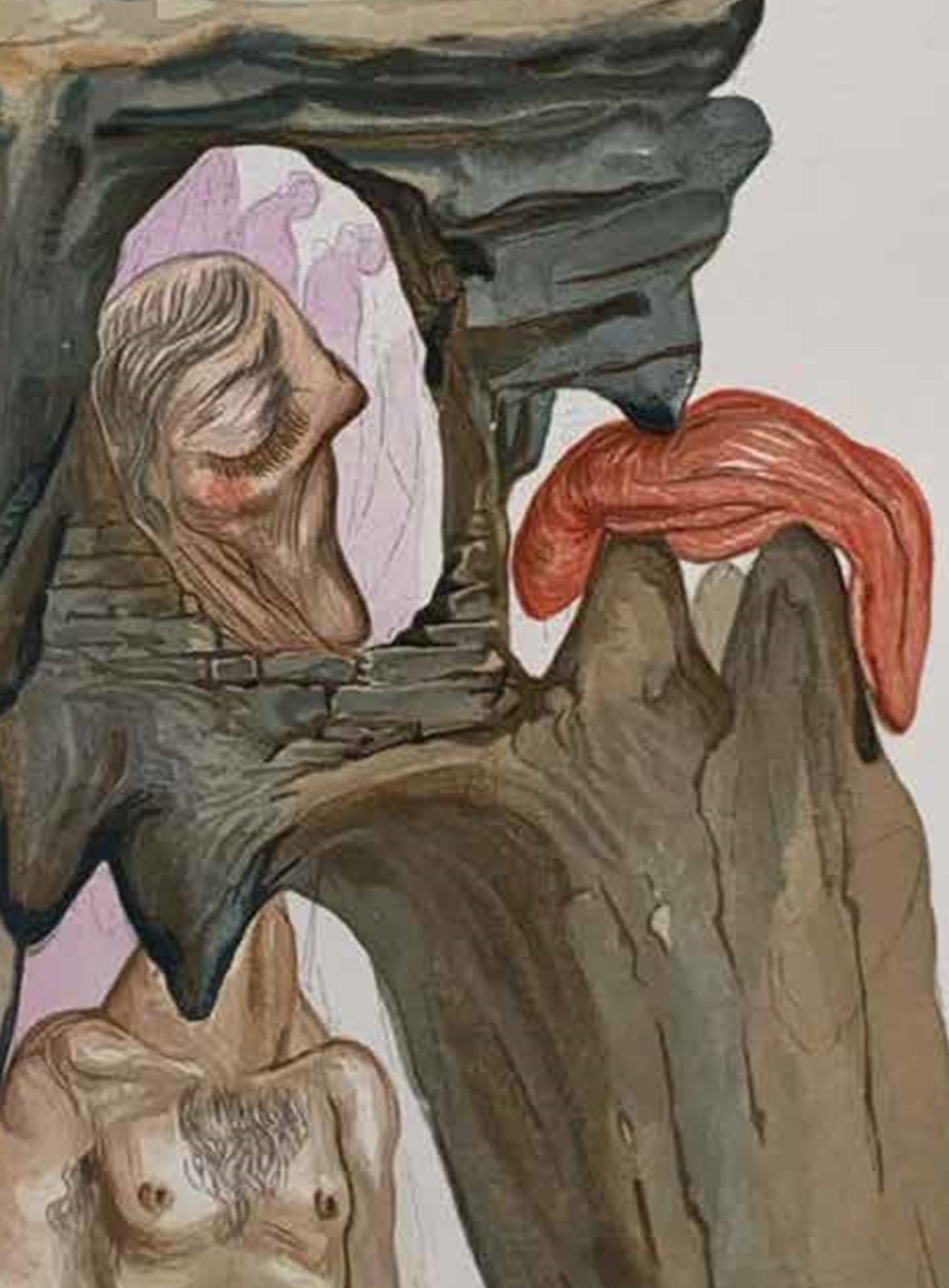 The corrupt – Salvador Dalí Divine Comedy (Limited Edition 55/100, Signed)