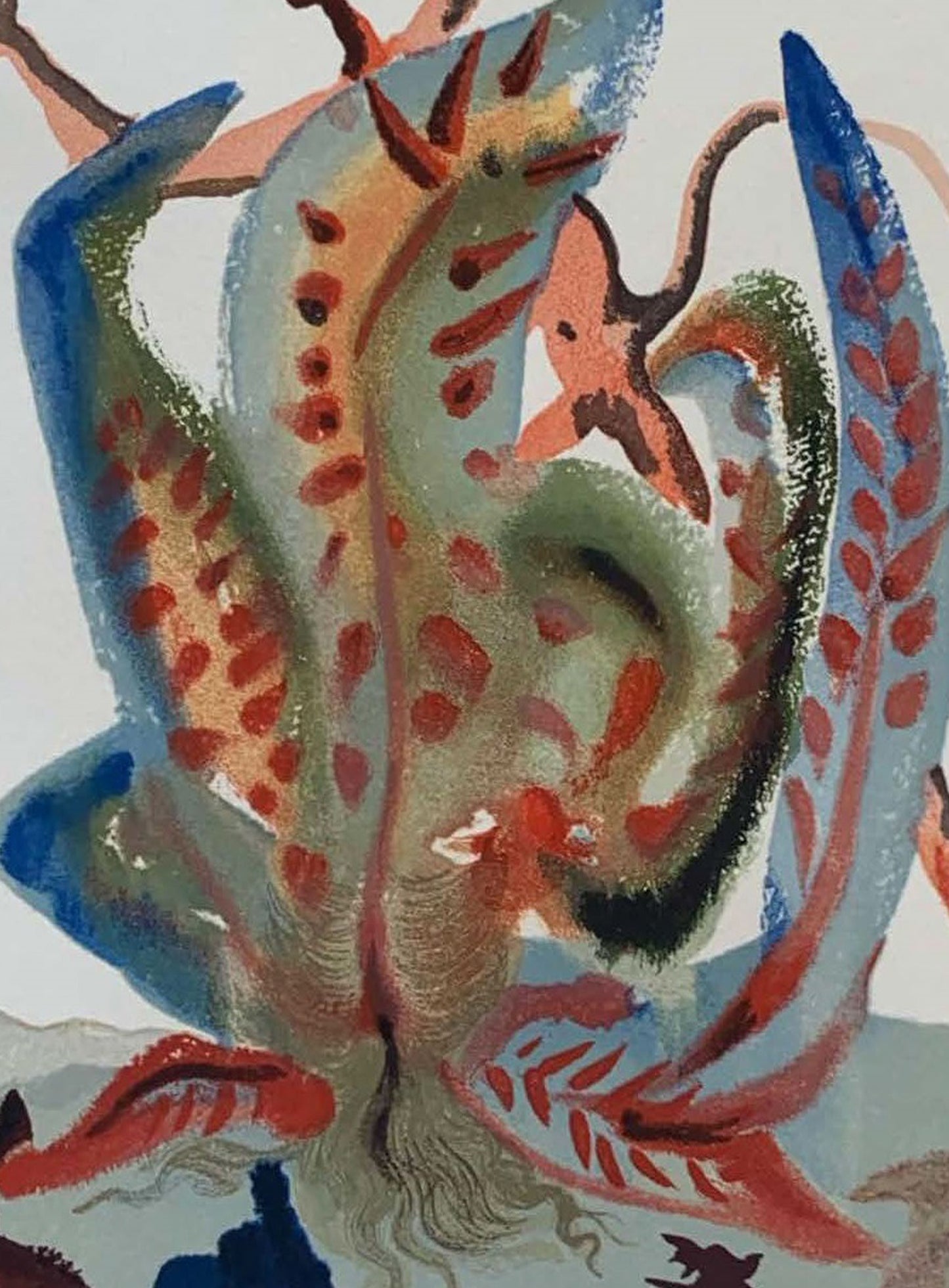 Greed - Salvador Dali Divine Comedy (Limited Edition 55/100, Signed)