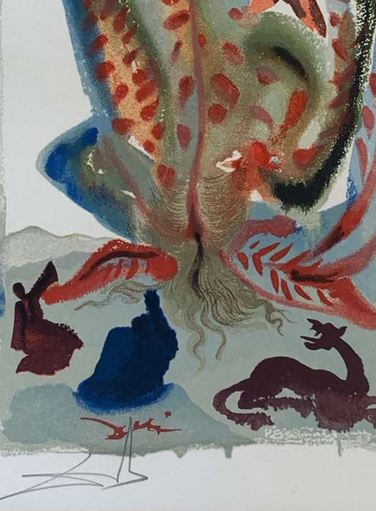 Greed - Salvador Dali Divine Comedy (Limited Edition 55/100, Signed)