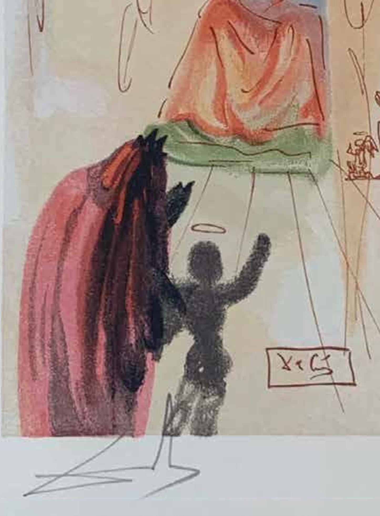 The Garden of Christ – Salvador Dalí Divine Comedy (Limited Edition 55/100, Signed)