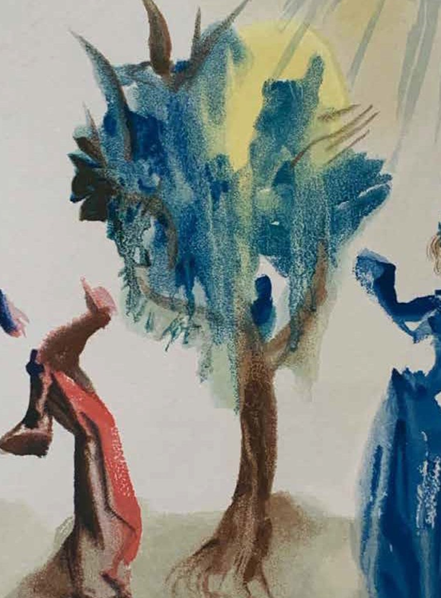 The Tree of Punishment - Salvador Dali Divine Comedy (Limited Edition 55/100, Signed)