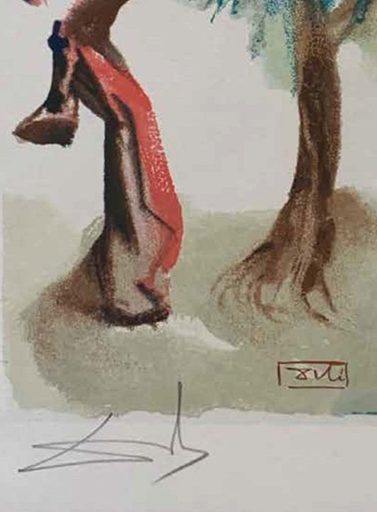The Tree of Punishment - Salvador Dali Divine Comedy (Limited Edition 55/100, Signed)