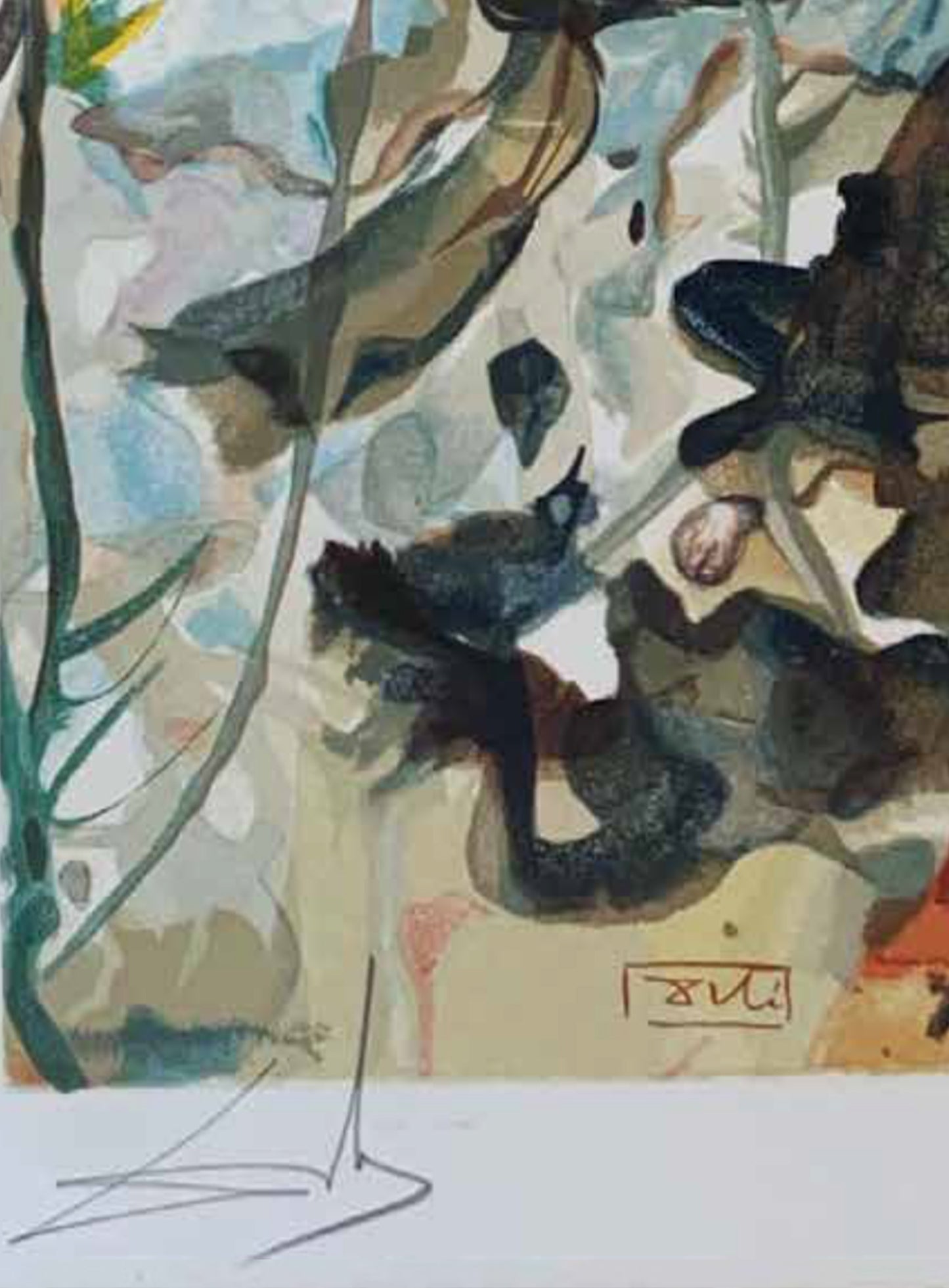 The Apparition of St. James – Salvador Dalí Divine Comedy (Limited Edition 55/100, Signed)