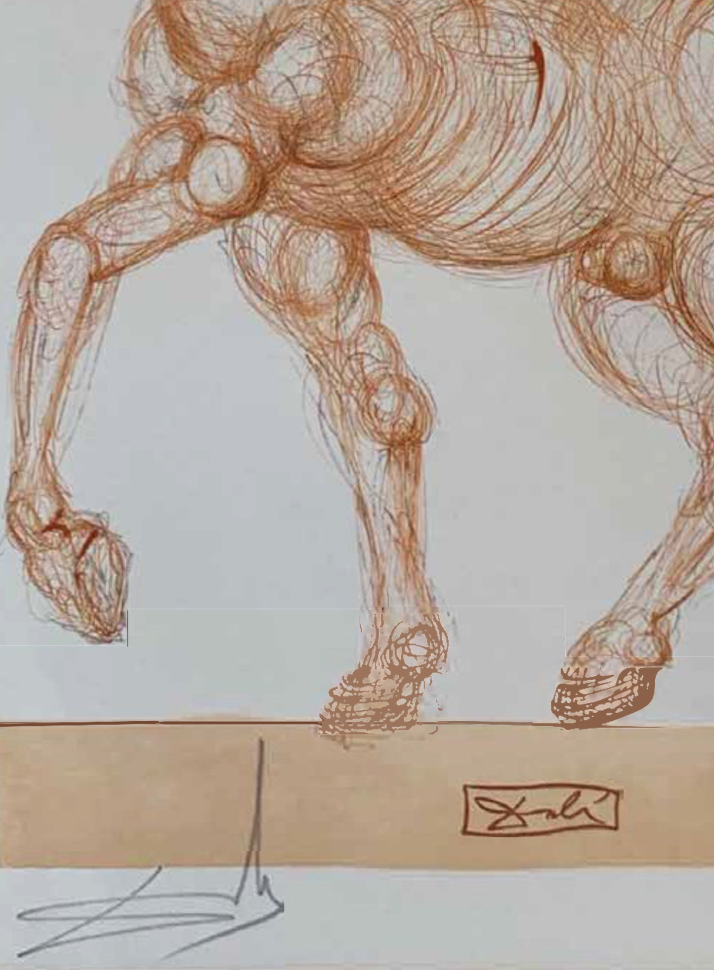 The Centaur – Salvador Dalí Divine Comedy (Limited Edition 55/100, Signed)