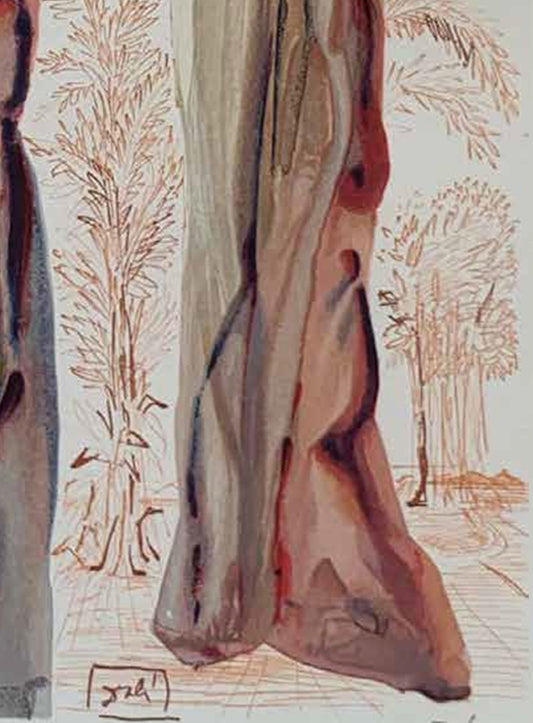 Virgil’s Last Words - Salvador Dali Divine Comedy (Limited Edition 55/100, Signed)