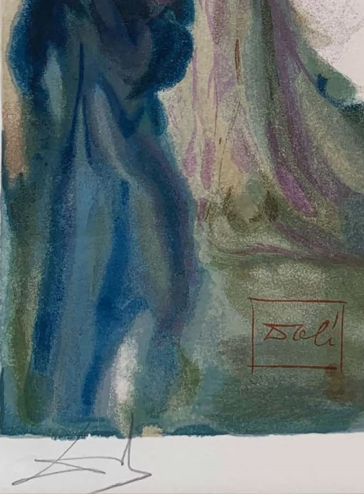 St. Peter and Dante – Salvador Dalí Divine Comedy (Limited Edition 55/100, Signed)