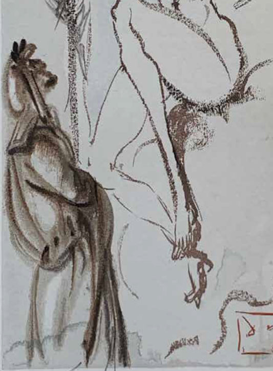 The Archangel Gabriel – Salvador Dalí Divine Comedy (Limited Edition 55/100, Signed)