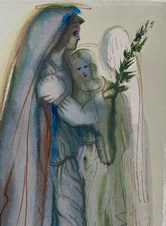 Preparation for the Final Prayer – Salvador Dalí Divine Comedy (Limited Edition 55/100, Signed)