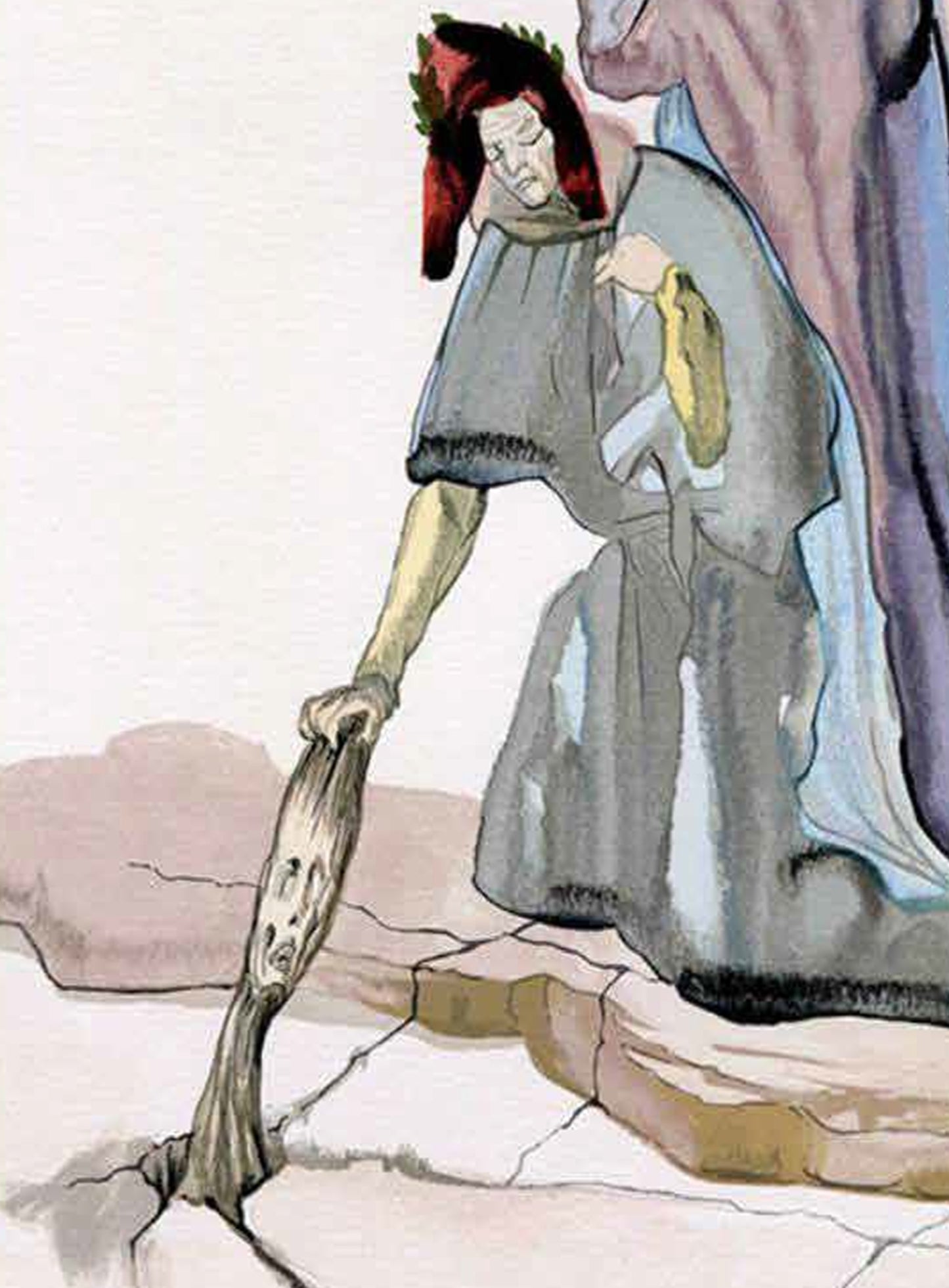 The Traitor of Montaperti – Salvador Dalí Divine Comedy (Limited Edition 55/100, Signed)