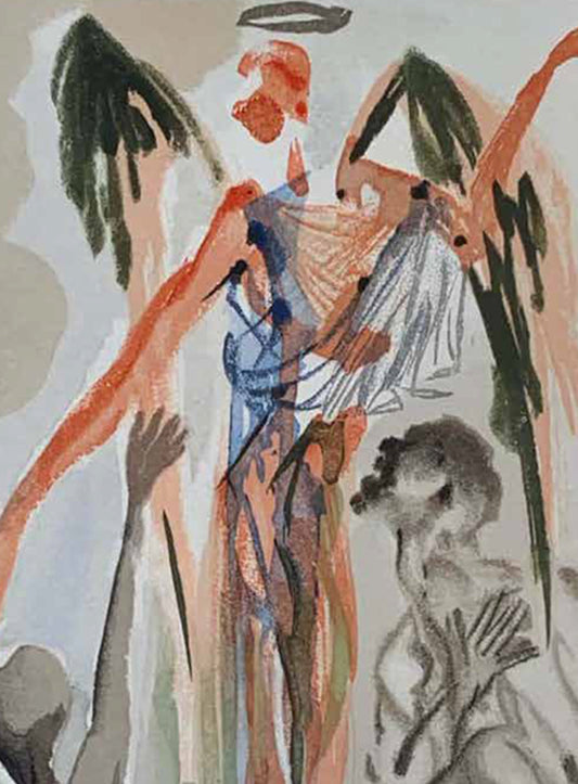 Towards the Tree of Law - Salvador Dali Divine Comedy (Limited Edition 55/100, Signed)