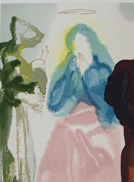 St. Bernard’s Prayer to the Virgin – Salvador Dalí Divine Comedy (Limited Edition 55/100, Signed)