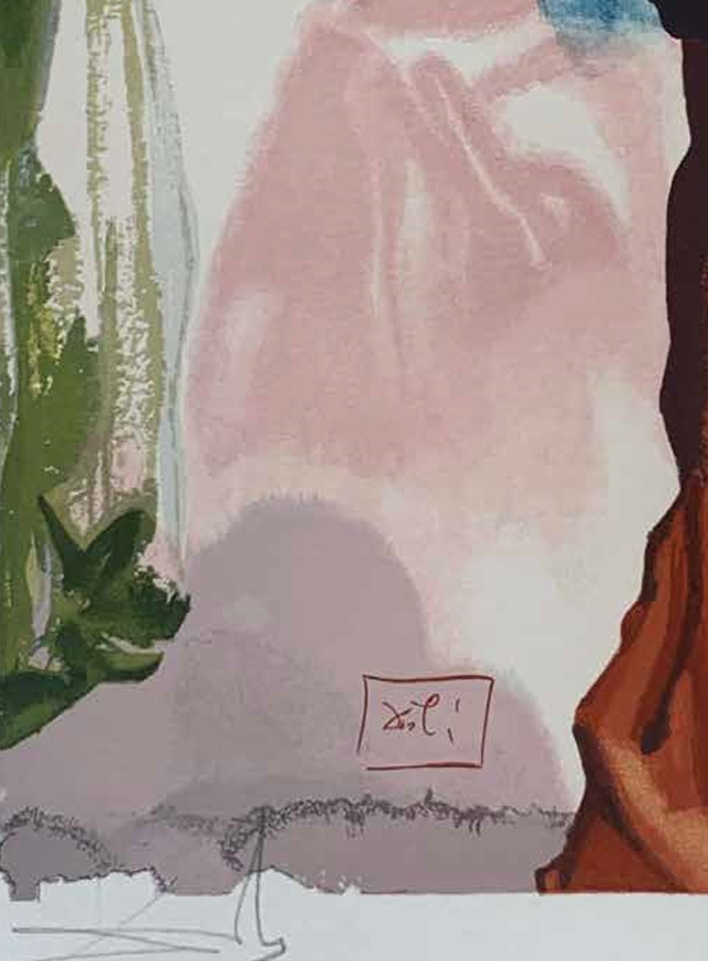 St. Bernard’s Prayer to the Virgin – Salvador Dalí Divine Comedy (Limited Edition 55/100, Signed)