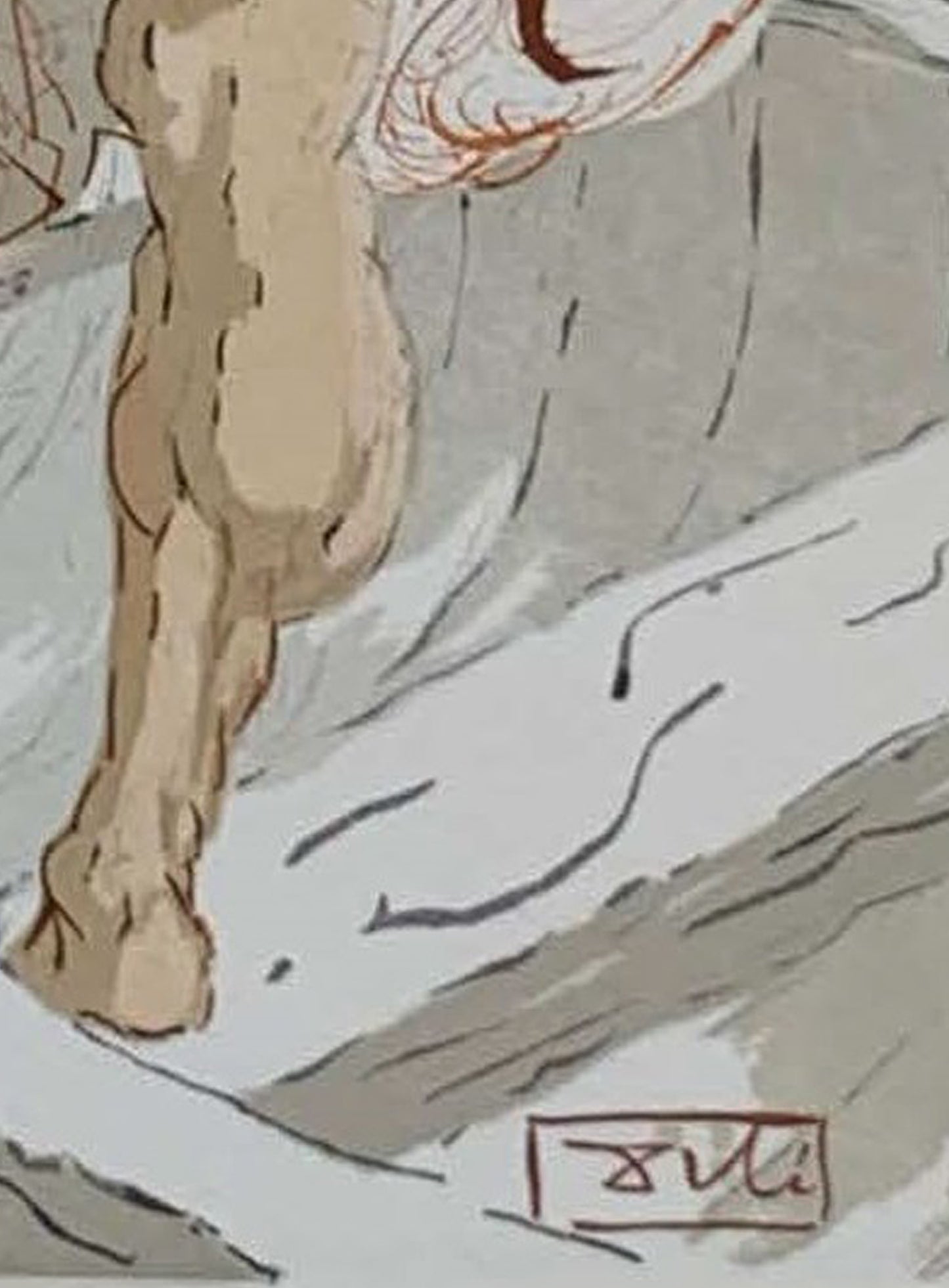 Charon – Salvador Dalí Divine Comedy (Limited Edition 55/100, Signed)