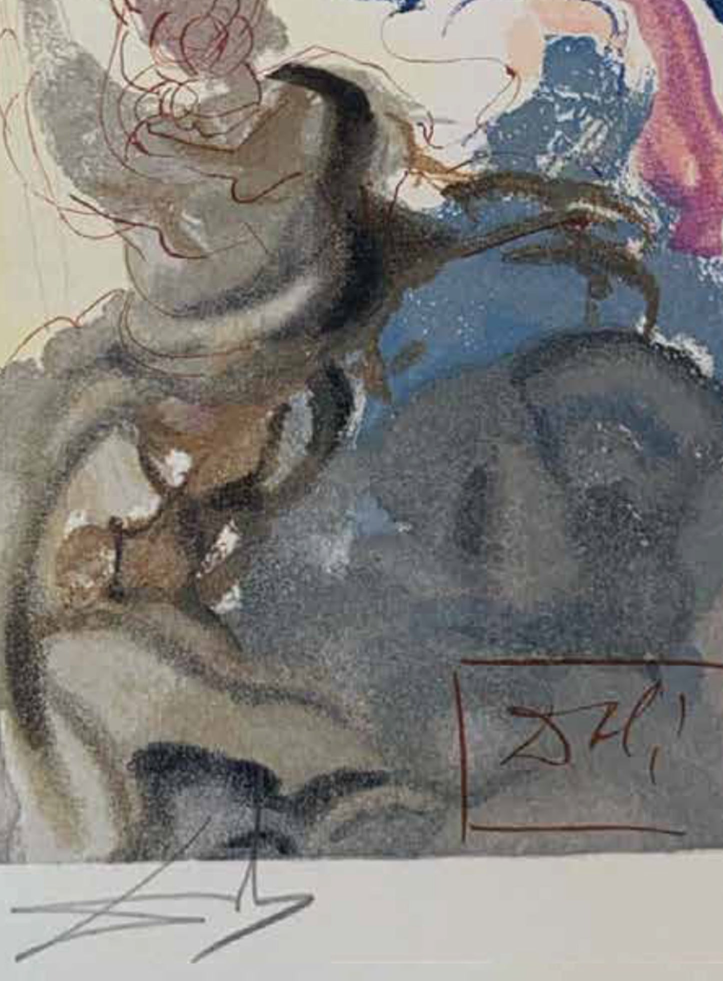 Piccarda Donati – Salvador Dalí Divine Comedy (Limited Edition 55/100, Signed)