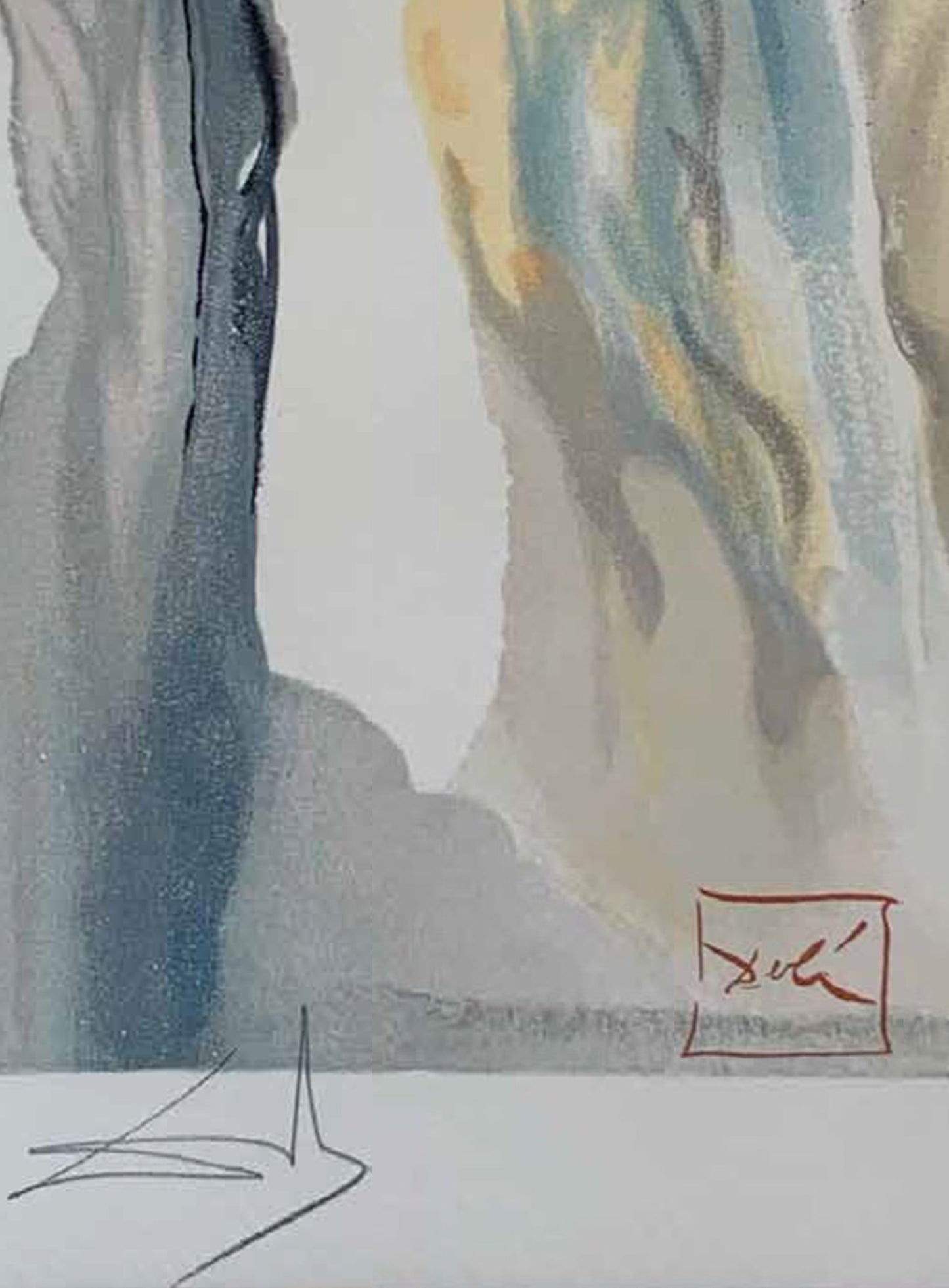 The Bishop Cum Troubadour – Salvador Dalí Divine Comedy (Limited Edition 55/100, Signed)