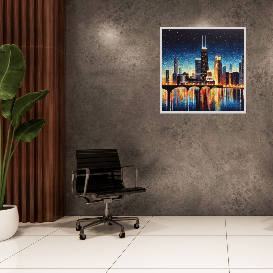 “Bliss by the Bay” by ArtixHub – serene coastal canvas wall art featuring soft blue water, pink skies, and tranquil reflections, ideal for bedrooms, reading nooks, or wellness spaces. A peaceful shoreline scene that pairs beautifully with coastal, minimalist, or modern natural interiors. Perfect for UAE homes seeking relaxation and scenic calm.