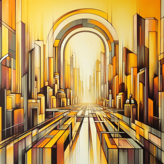 “Bright Horizons” by ArtixHub – sunrise-inspired landscape canvas wall art in radiant gold, soft blue, and gentle lavender tones, ideal for bedrooms, living rooms, or meditation spaces. This uplifting piece captures the warmth of a new day and pairs beautifully with minimalist, bohemian, or earth-toned interiors. Perfect for UAE homes seeking light, optimism, and visual calm.