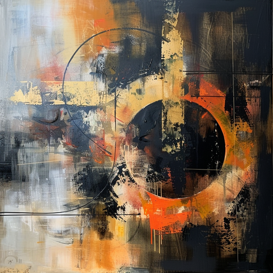 “Burnt Umber Dawn” by ArtixHub – minimalist abstract canvas wall art in rich rust, sand beige, and creamy ivory tones, ideal for entryways, living rooms, or offices. Featuring a bold central circle that radiates balance and warmth, this artwork pairs beautifully with modern, earthy, or Japandi-inspired interiors. Perfect for UAE homes seeking grounded, harmonious design.