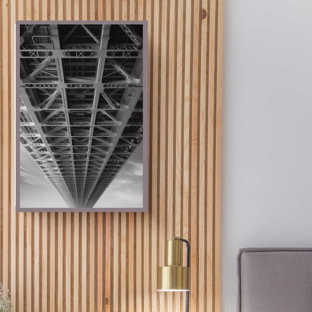 “Close-Knit Connections” by ArtixHub – abstract minimalist canvas wall art in warm taupe, beige, and navy tones, ideal for entryways, offices, or modern living rooms. With interlocking forms and subtle color harmony, this piece evokes connection and calm. Perfect for UAE homes embracing refined, modern, and understated interior design.