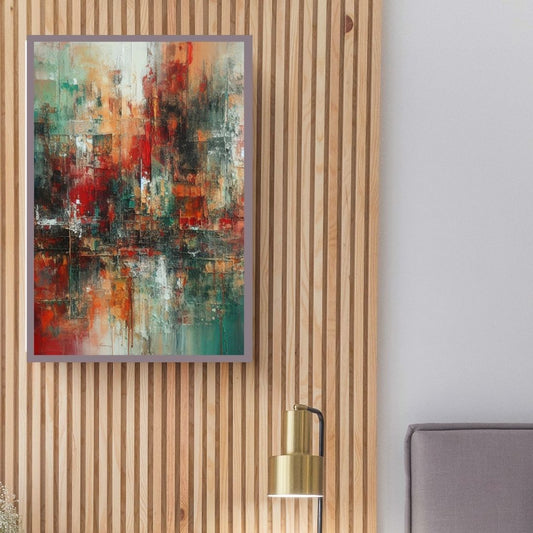 “Infinite Shades” by ArtixHub – abstract canvas wall art with layered forms in gradient gray, black, and soft ivory, ideal for offices, entryways, or minimalist living rooms. This tonal composition brings quiet elegance and modern rhythm to UAE homes that favor neutral palettes and sophisticated design.