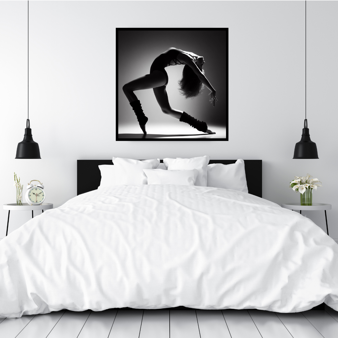 “Soulful Curl” by ArtixHub – figurative canvas wall art showcasing a stylized female profile in minimalist curves, rendered in warm terracotta and soft peach tones. Ideal for dressing rooms, bedrooms, or reading nooks, this elegant and introspective piece adds graceful femininity and quiet emotion to UAE homes with refined artistic taste.