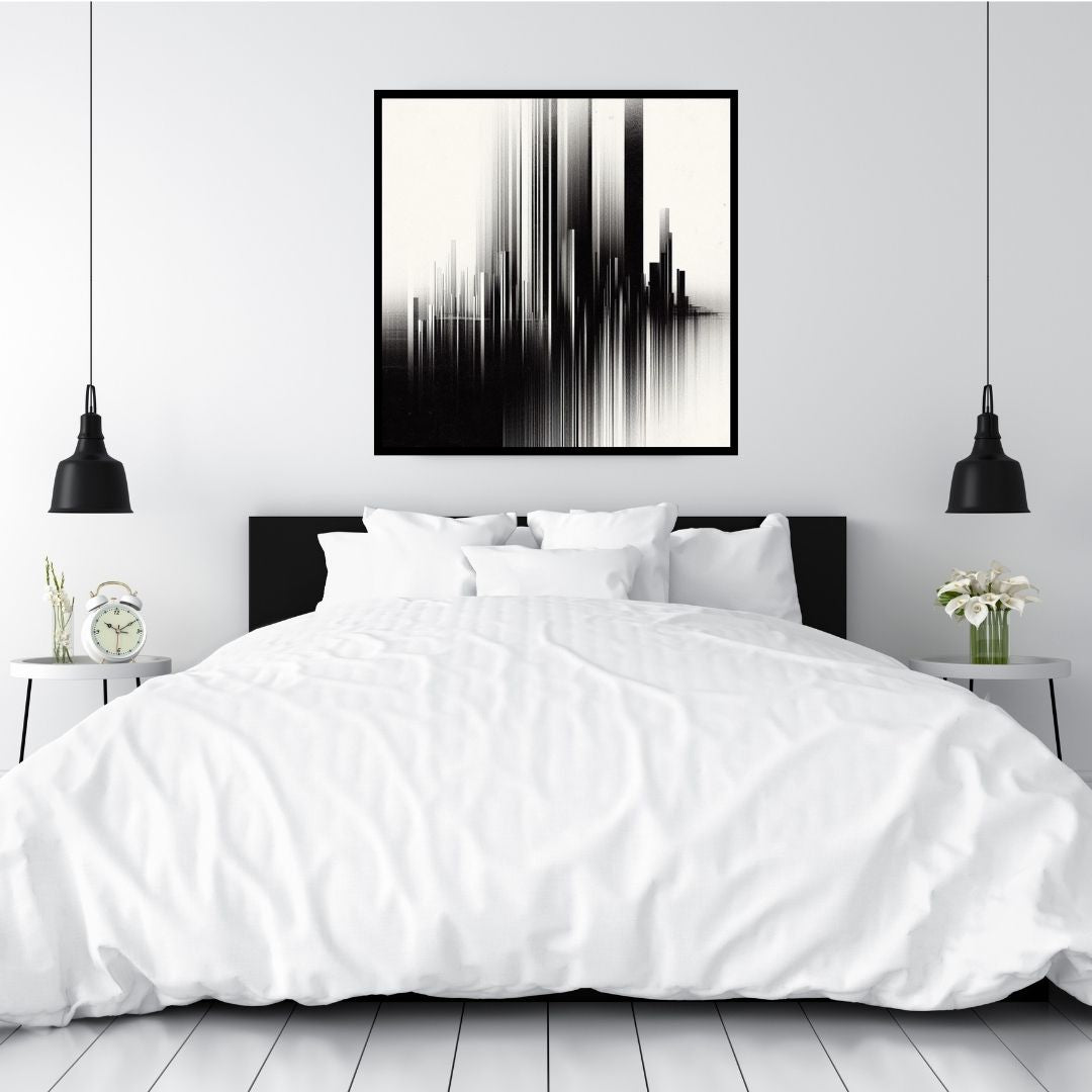 “The Alchemy of Shades” by ArtixHub – abstract canvas wall art blending copper, charcoal, and ivory tones into layered forms with a textured, mineral-like effect. Ideal for living rooms, offices, or reading corners, this piece adds a sense of grounded sophistication and elemental beauty to UAE interiors with a bold, earthy aesthetic.