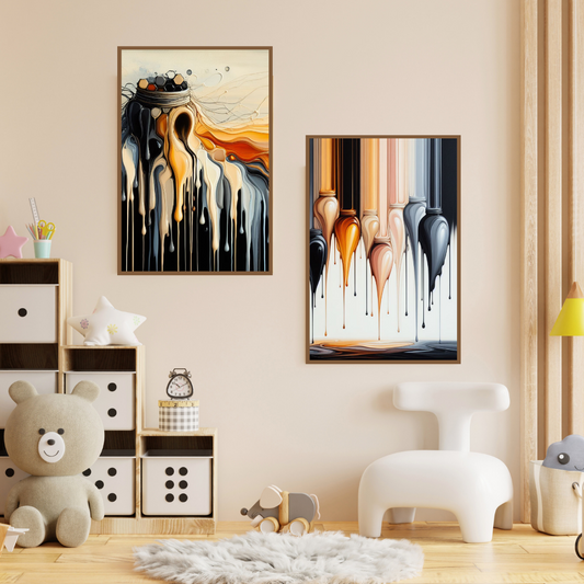 “Vivid Liberation” by ArtixHub – abstract canvas wall art bursting with dynamic reds, blues, and golds, capturing the feeling of energetic release through sweeping motion and layered color. Ideal for game rooms, studios, or expressive lounge areas, this statement piece infuses UAE homes with creative power and artistic boldness.