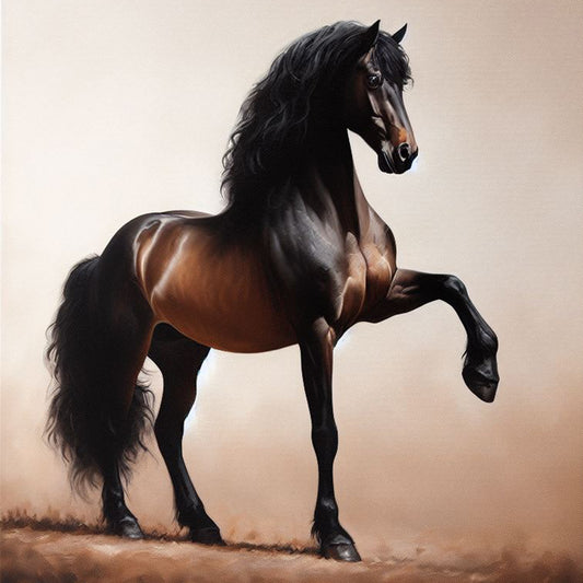 “Wild Majesty” by ArtixHub – abstract animal canvas wall art featuring a powerful lion painted with expressive strokes in deep golds, grays, and charcoal. Ideal for offices, game rooms, or studios, this commanding piece adds strength, elegance, and raw charisma to UAE interiors with bold visual impact.