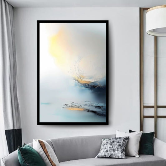 Ocean’s Breath by ArtixHub, abstract seascape with soft light, ocean textures