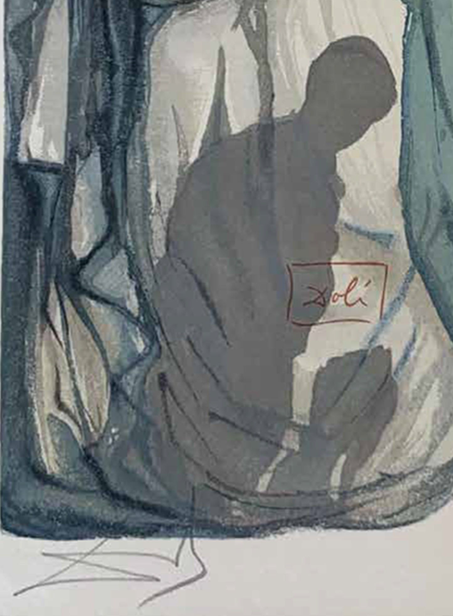 The Blind for Envy - Salvador Dali Divine Comedy (Limited Edition 55/100, Signed)