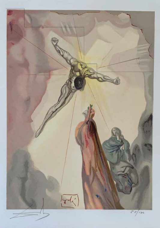 The Cross of Mars – Salvador Dalí Divine Comedy (Limited Edition 55/100, Signed)