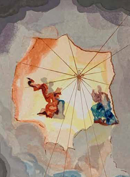 Cacciaguida’s History Lesson – Salvador Dalí Divine Comedy (Limited Edition 55/100, Signed)