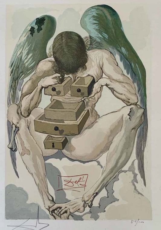 The Reign of Penitents – Salvador Dalí Divine Comedy (Limited Edition 55/100, Signed)