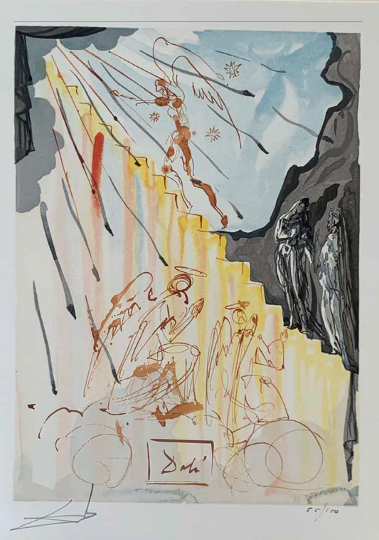 The Celestial Staircase – Salvador Dalí Divine Comedy (Limited Edition 55/100, Signed)