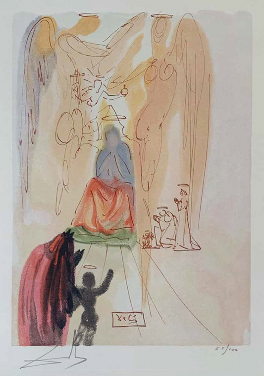 The Garden of Christ – Salvador Dalí Divine Comedy (Limited Edition 55/100, Signed)