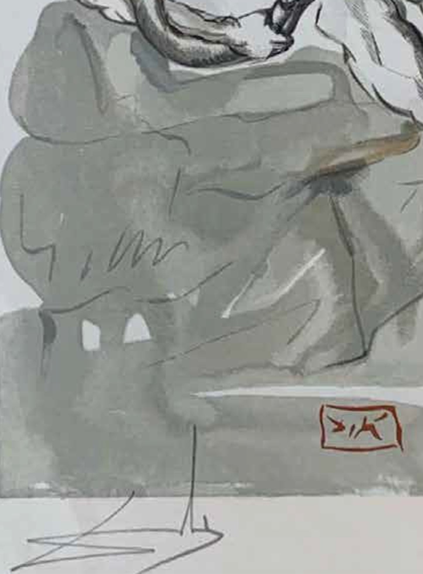 The Punishment of Vanni Fucci – Salvador Dalí Divine Comedy (Limited Edition 55/100, Signed)