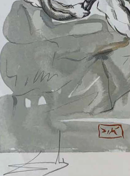 The Punishment of Vanni Fucci – Salvador Dalí Divine Comedy (Limited Edition 55/100, Signed)