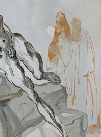 The Punishment of Vanni Fucci – Salvador Dalí Divine Comedy (Limited Edition 55/100, Signed)