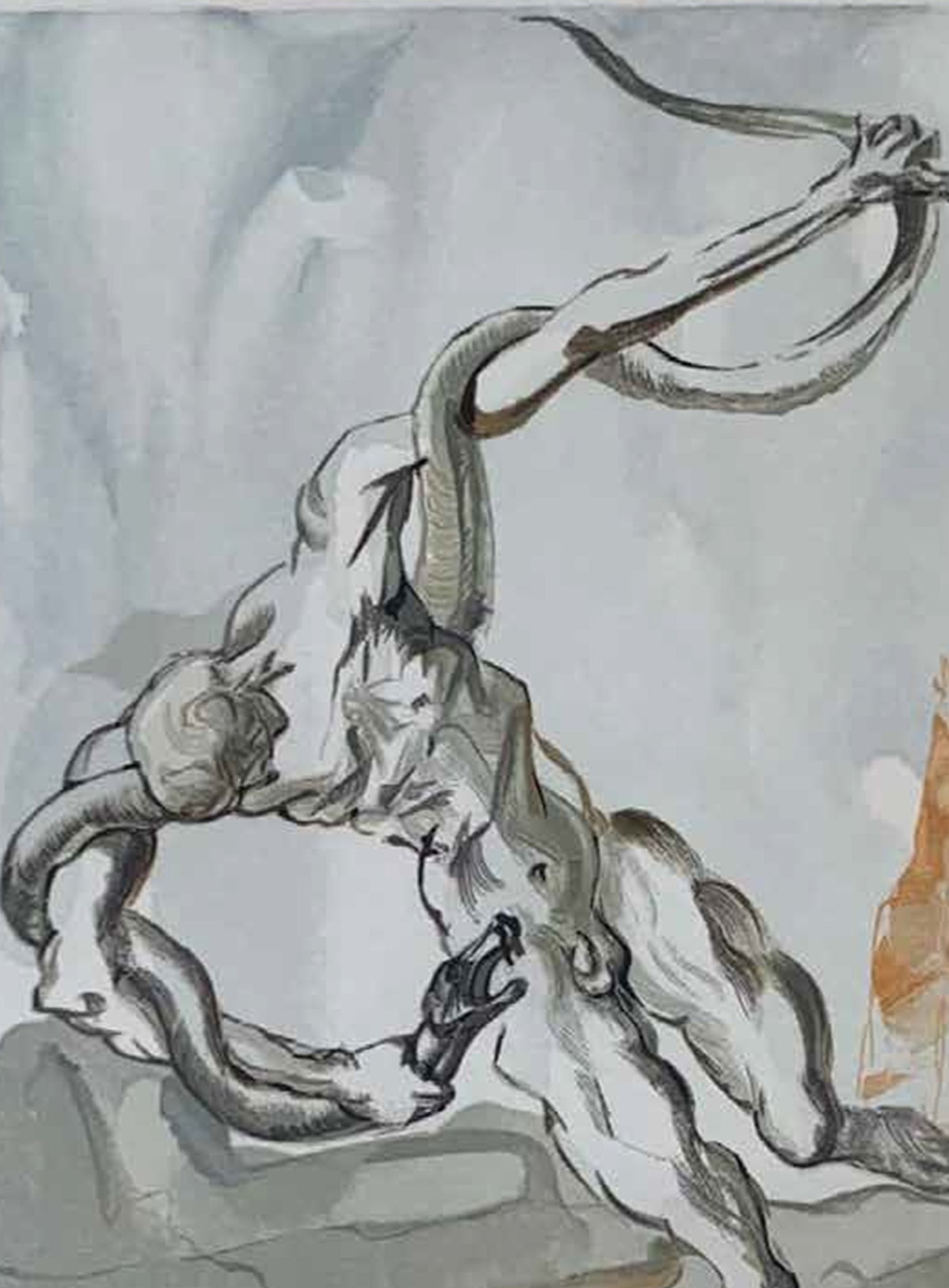 The Punishment of Vanni Fucci – Salvador Dalí Divine Comedy (Limited Edition 55/100, Signed)