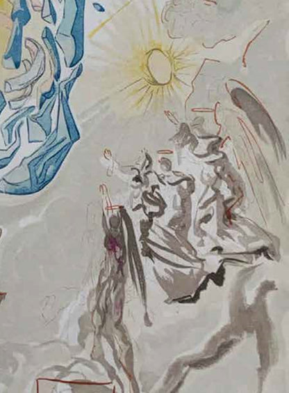 The Apotheosis of the Virgin Mary – Salvador Dalí Divine Comedy (Limited Edition 55/100, Signed)